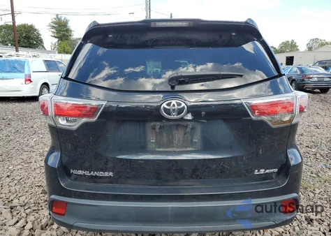 2015 Toyota Highlander Le from USA, damaged, VIN 5TDBKRFHXFS167539